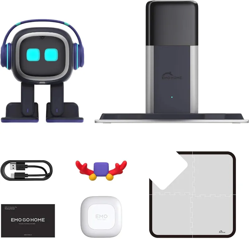 EMOPET AI Desk Robot Companion – ChatGPT Enabled with Voice Commands